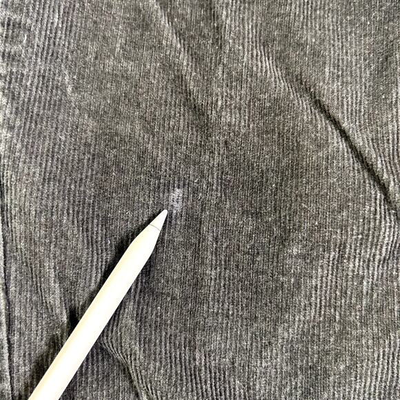 Bogari Corduroy Pants Women's 4 Black Straight Leg Minimalist Dark Academia - Picture 7 of 8